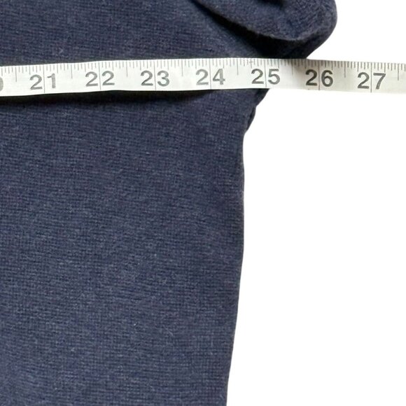 L.L. Bean Mens XL Tall Navy Blue Cotton Long Sleeve Crewneck Textured Sweatshirt - Picture 5 of 6